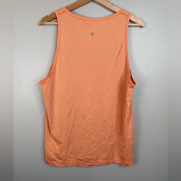 Lululemon Men’s Swiftly Tech Tank Top Orange Medium - Picture 3 of 10
